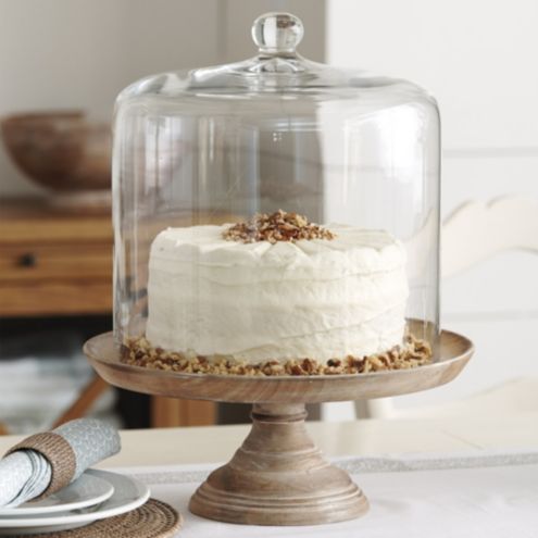 Tall cake outlet stand with dome