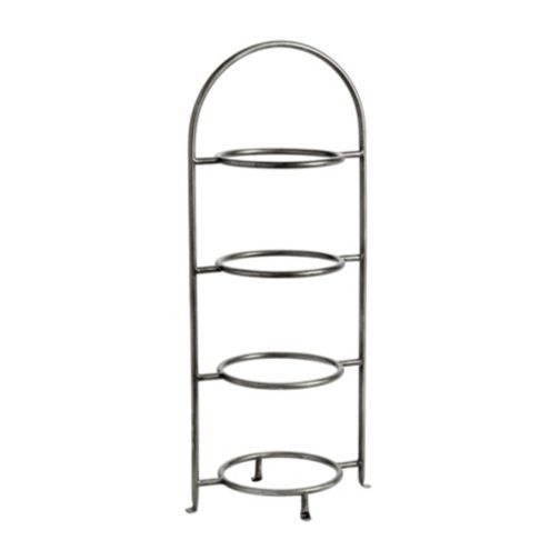 Plate Stand - Iron Four Tiered Plate Holder, Tiered Plate Stands