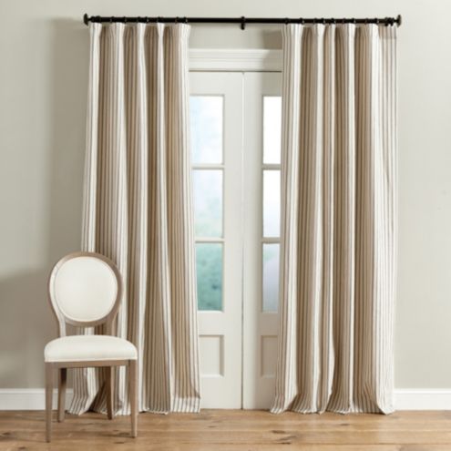 Ticking Stripe Panel Ballard Designs Ballard Designs