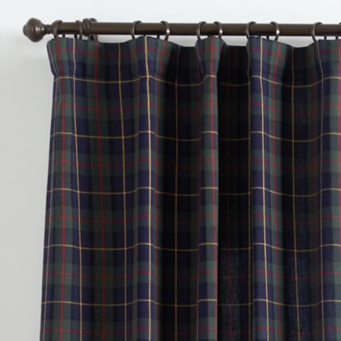 Suzanne Kasler Plaid Drapery Panel Ballard Designs Ballard Designs