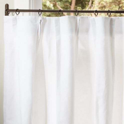 European Pleat Cafe Curtain Panel Ballard Designs