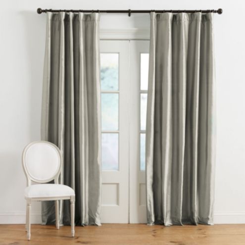 Dupioni Silk Curtain Panel