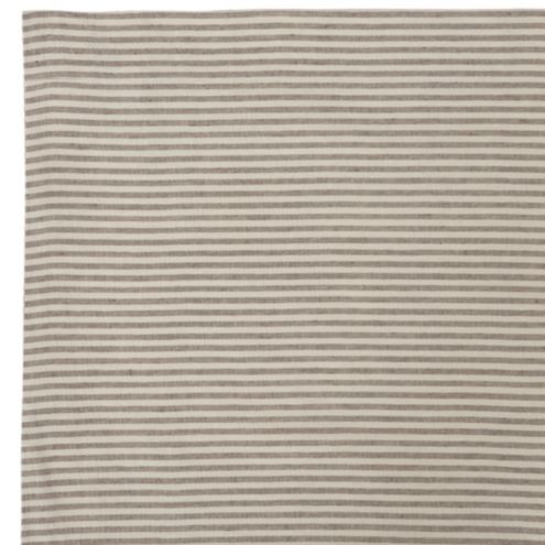 Alder Striped Cotton Linen Curtain Panels