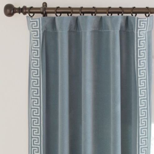 Rowena Greek Key Drapery Panel | Ballard Designs