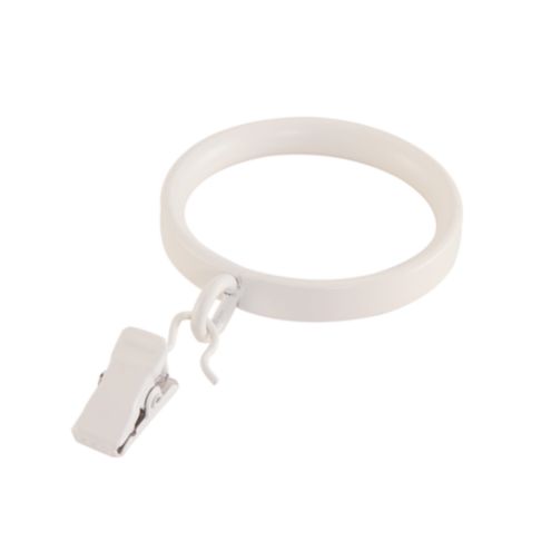 Drapery Rings - Set of 10 White