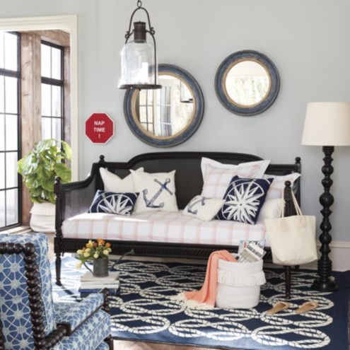 Anchor Indoor/Outdoor Pillow | Ballard Designs