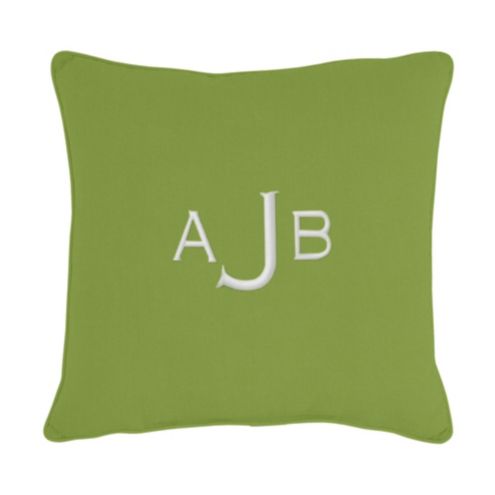 Monogram outdoor shop throw pillows