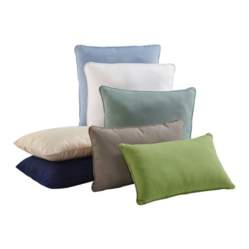 Monogram Accent Pillow, Indoor & Outdoor Pillow
