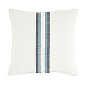 Outdoor Doria Stripe Blue Throw Pillow