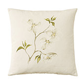 Hand Painted Botanical Outdoor Pillow Cover - Magnolia
