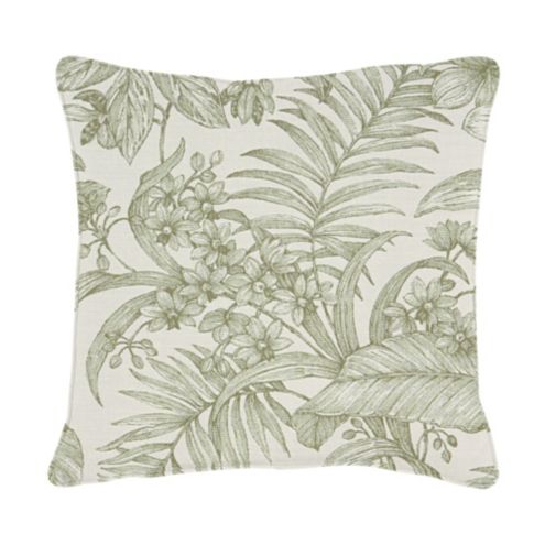 Liselle Green Sunbrella Outdoor Pillow