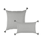 Linen Tassel Pillow Cover - Select Colors