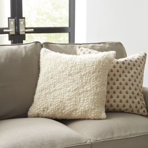 Moab Chunky Knit Throw Pillow Ballard Designs