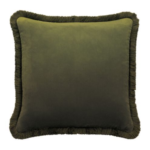 HiEnd Accents Caldwell Cowhide Fringed Pillow