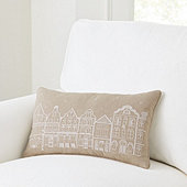 Gingerbread Lane Pillow Cover