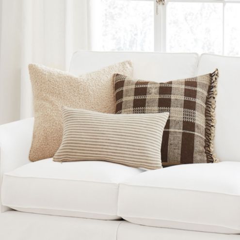 Textured Neutrals 3-Piece Pillow Set