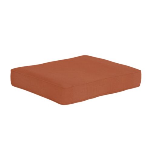 Outdoor Ottoman Cushion w/ Box Edge Welts | European-Inspired Home ...