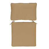 Replacement Seat and Back Cushion Set Box Edge - Select Colors