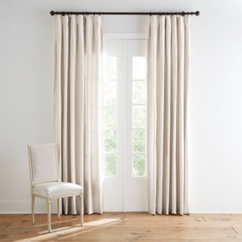 Set Of 2 Inverted Box Pleat 48inw Custom Panels Ballard Designs