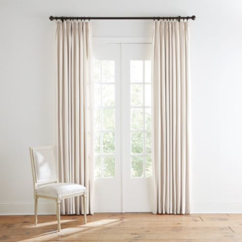 Set Of 2 Double Pinch Pleat 30inw Custom Panels Ballard Designs