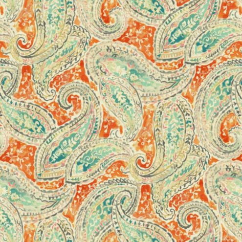 Bridgette Coral Fabric by the Yard