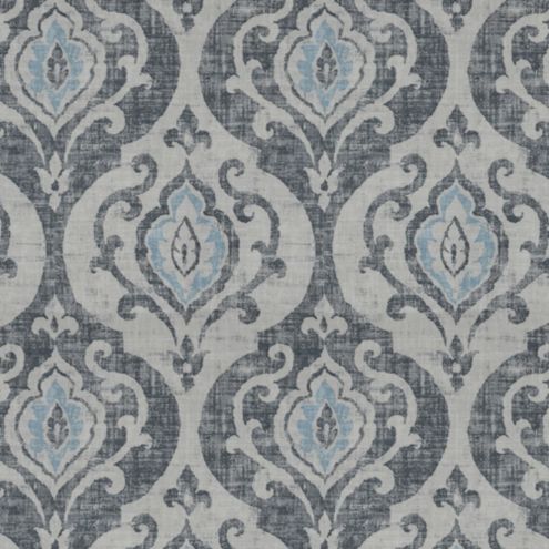 Arryanna Slate Fabric by the Yard | Ballard Designs