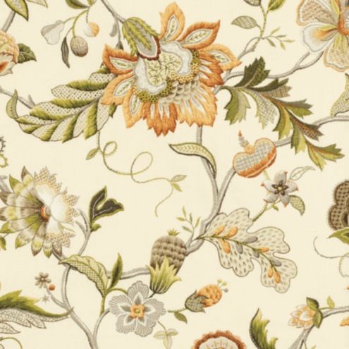 Augustine Amber Fabric by the Yard