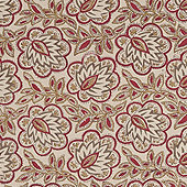 Bembridge Red Fabric by the Yard
