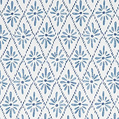 Carbella Blue Fabric by the Yard