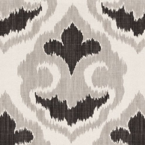 Florentina Ikat Gray Fabric By The Yard | Ballard Designs