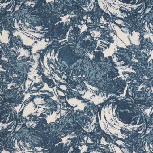 Mitzi Blue Fabric by the Yard