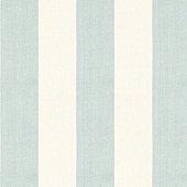 Suzanne Kasler Signature 13oz Linen Sky & Blanc Stripe Fabric by the Yard
