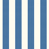 Canopy Stripe Azure/White Sunbrella® Fabric by the Yard