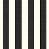 Canopy Stripe Black/White Sunbrella® Fabric by the Yard