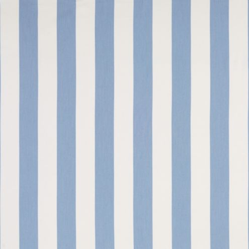 Canopy Stripe Cornflower/White Sunbrella Outdoor Upholstery Fabric