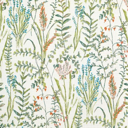 Josephine Green Sunbrella Performance Floral Fern Drapery & Upholstery  Fabric by the Yard