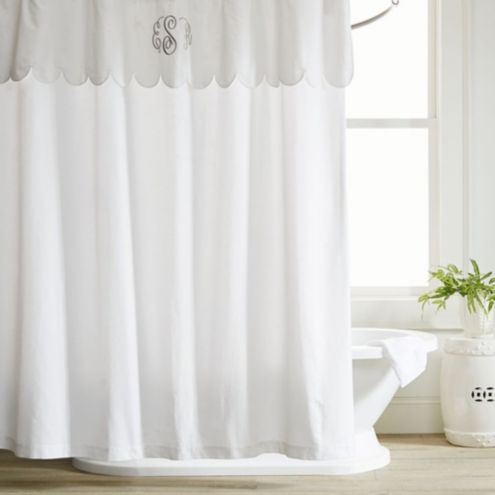 Scallop Shower Curtain