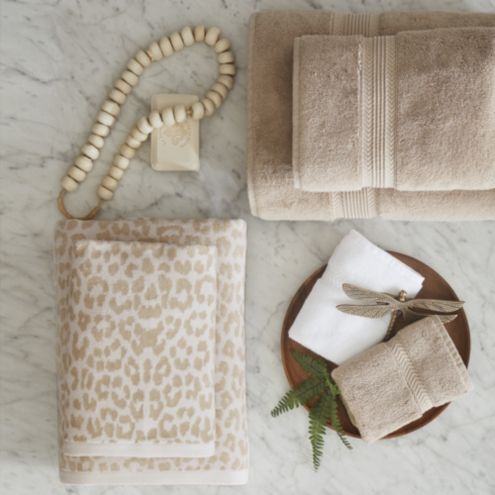 Zara home leopard online towels