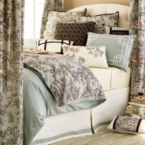 toile bedding