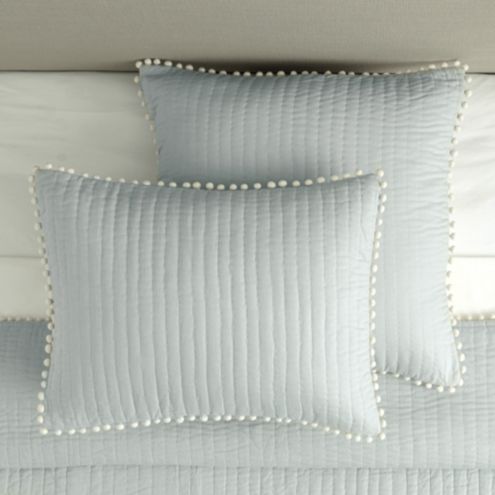 Audree Pom Pom Quilted Sham