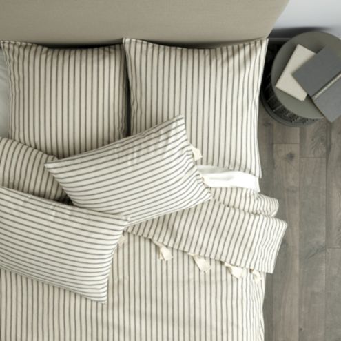 Ticking stripe outlet bedding