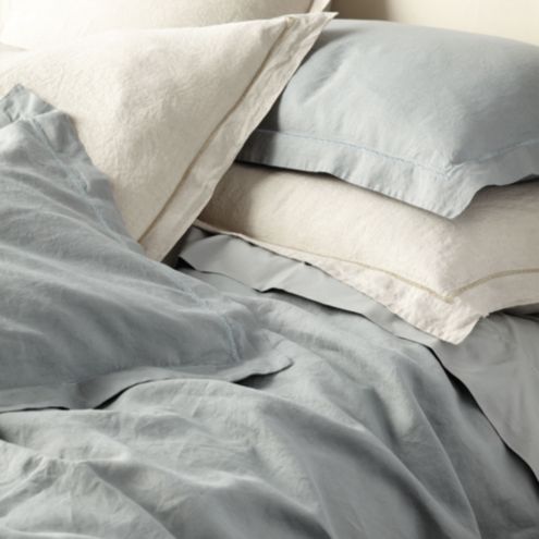 Casa Florentina Washed Linen Duvet Ballard Designs