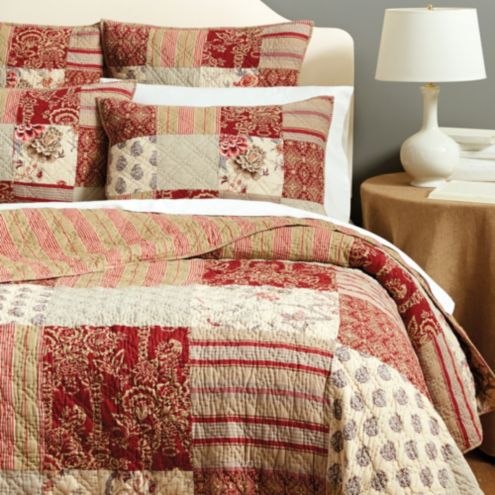 patchwork quilt bedding