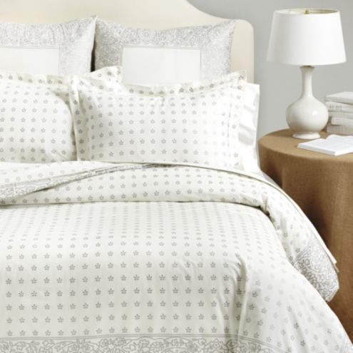 Haven Metallic Block Print Bedding Ballard Designs