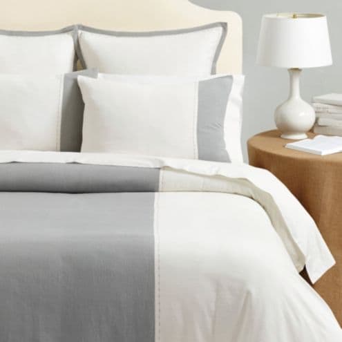 Addison Stitched Colorblock Duvet Cover