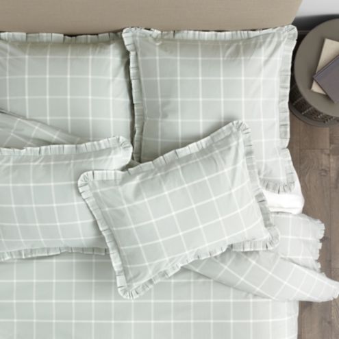 windowpane bedding