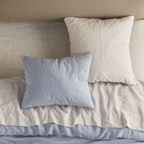 Linen solid pillow covers