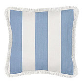 Fringed Outdoor Canopy Stripe Pillows