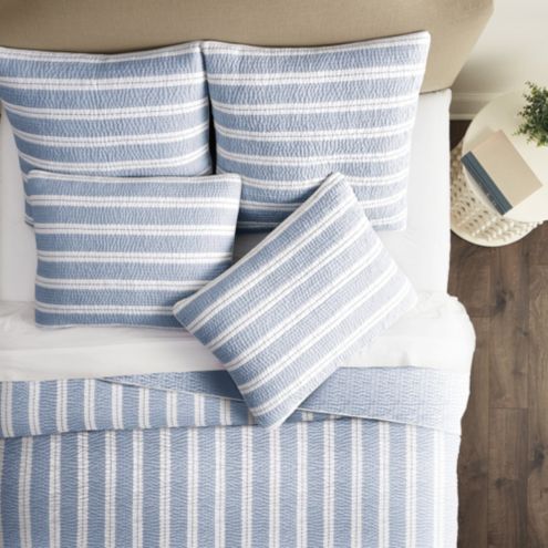 Avery French Striped Quilt