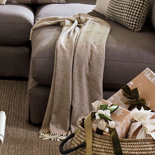 Pottery barn cashmere throw hot sale